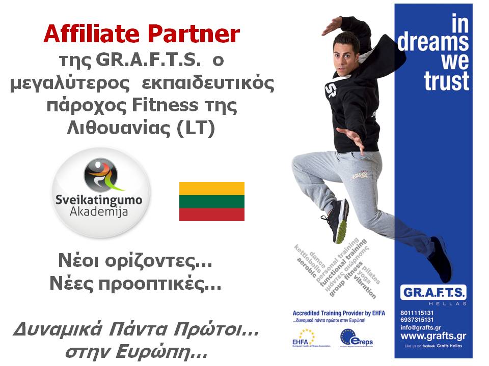 Affiliate Partnership between Grafts Hellas and Sveikatingumo Akademija
