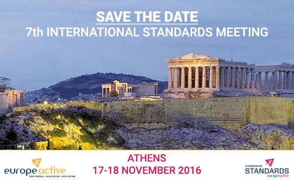 7th International Standards Meeting for Fitness by EuropeActive - Athens 2016
