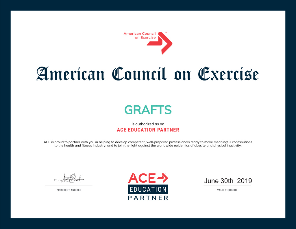 ACE Education Partner Certificate