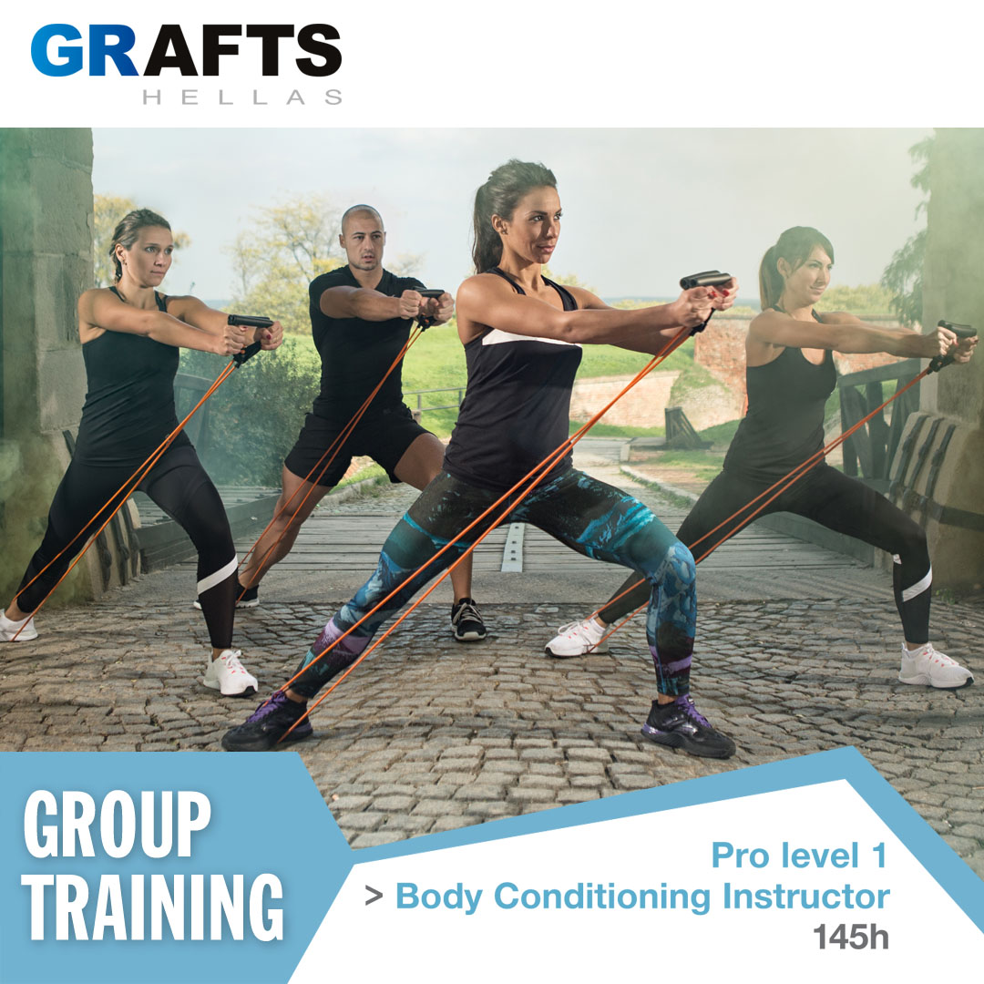 Grafts Hellas poster - Body Conditioning Instructor - Pro level 1