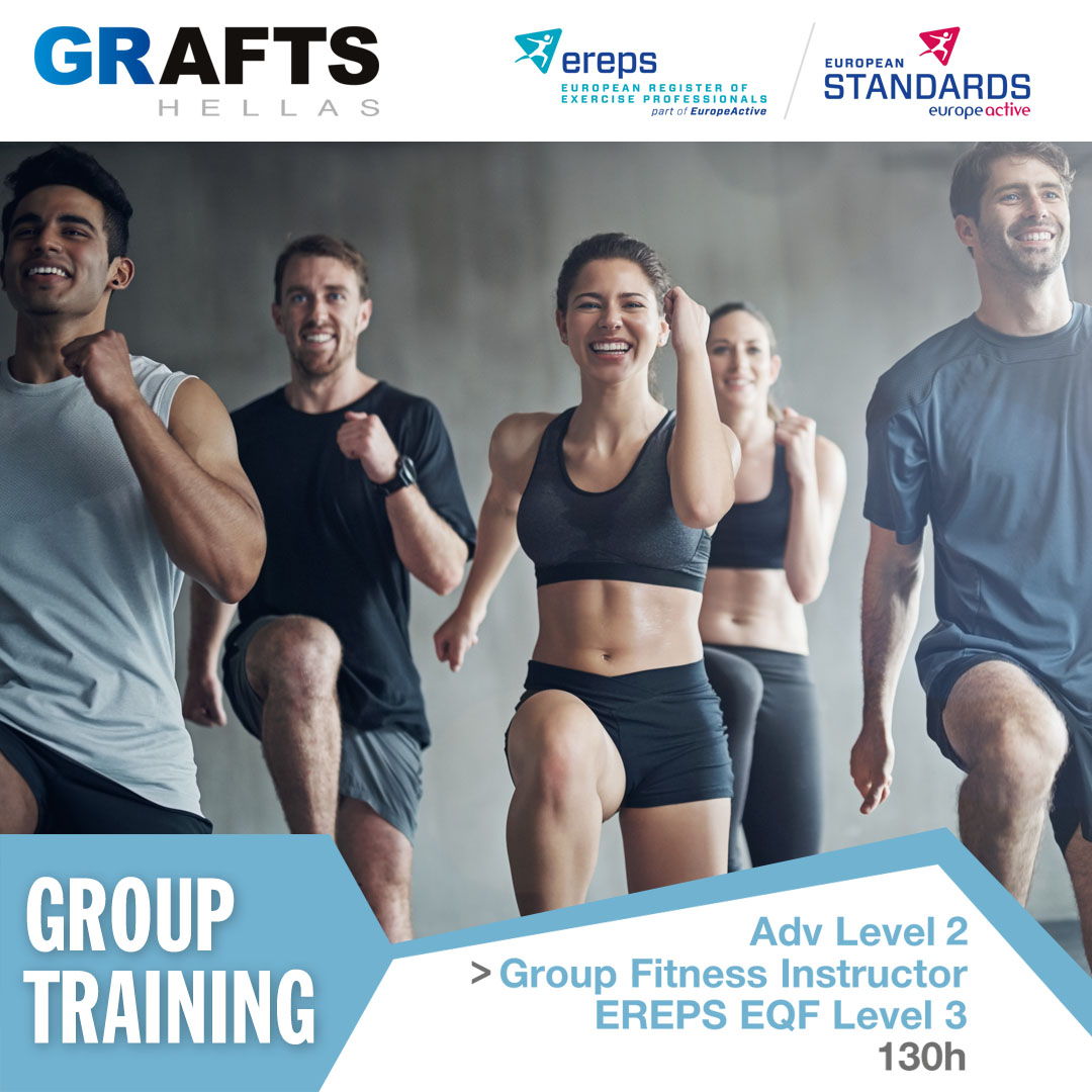 Grafts Hellas poster - Group Fitness Instructor - Adv level 2