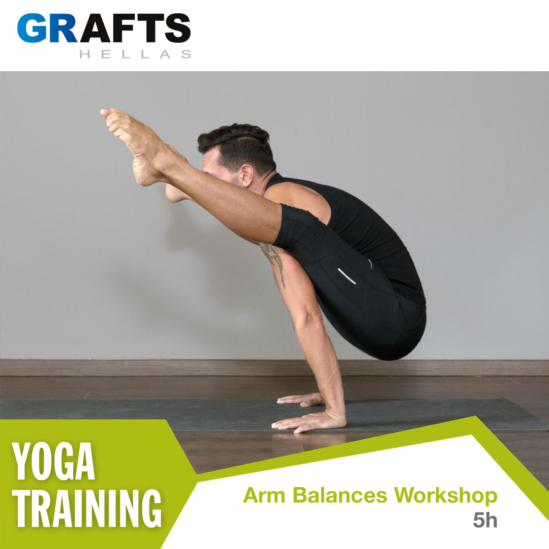 Grafts Hellas poster - Arm Balances yoga workshop