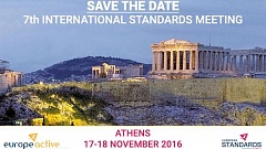 Η GRAFTS υποστηρικτής στο 7ο International Standards Meeting (ISM) 2016 by EuropeActive